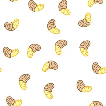 Fruit chocolate vector seamless pattern Stock Illustration