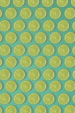 Fruit citrus seamless pattern. Stock Photos