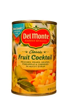 Fruit cocktail Stockfoto's