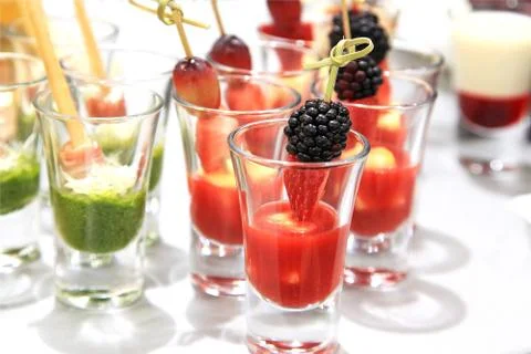 Fruit cocktail Foto stock