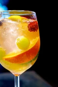 Fruit cocktail Stock Photos