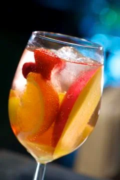 Fruit cocktail Stock Photos