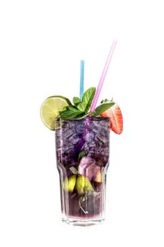 Fruit cocktail Stock Photos