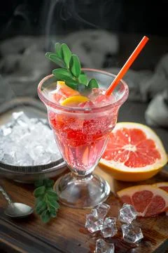 Fruit cocktail Stock Photos