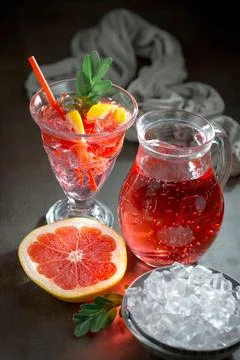Fruit cocktail Stock Photos