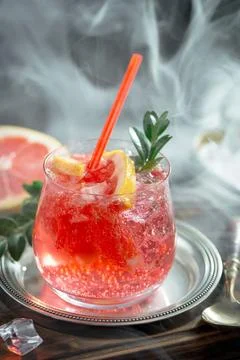 Fruit cocktail Stock Photos