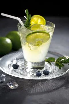Fruit cocktail Stock Photos