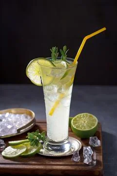 Fruit cocktail Stock Photos