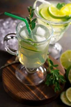 Fruit cocktail Stock Photos