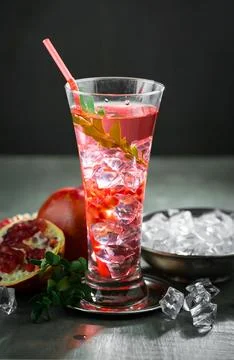 Fruit cocktail Stock Photos