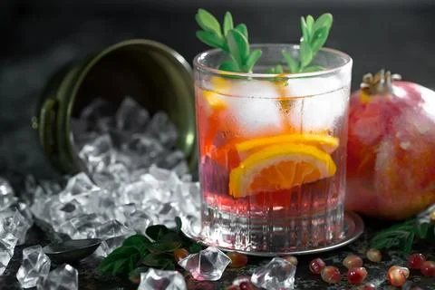 Fruit cocktail Foto stock