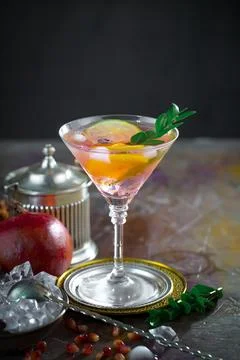 Fruit cocktail Stock Photos