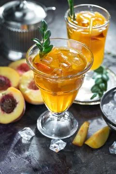 Fruit cocktail Stock Photos