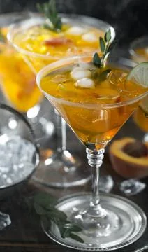 Fruit cocktail Foto stock
