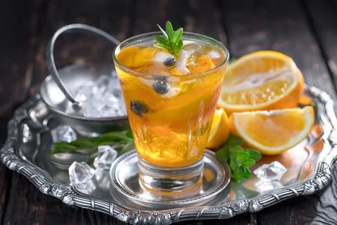 Fruit cocktail Stock Photos