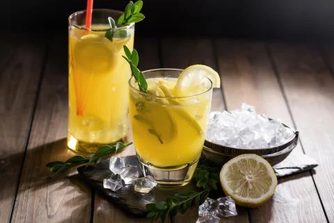 Fruit cocktail Stock Photos