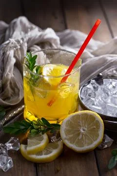 Fruit cocktail Stock Photos