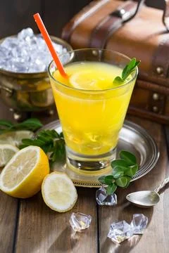 Fruit cocktail Stock Photos