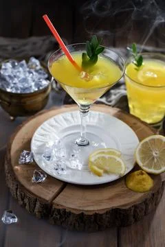 Fruit cocktail Stock Photos