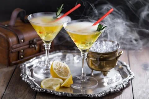 Fruit cocktail Stock Photos