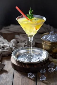 Fruit cocktail Stock Photos