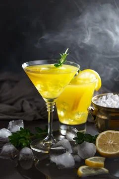 Fruit cocktail Stock Photos