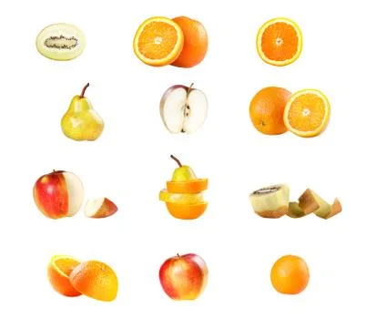 Fruit collection Stock Photos