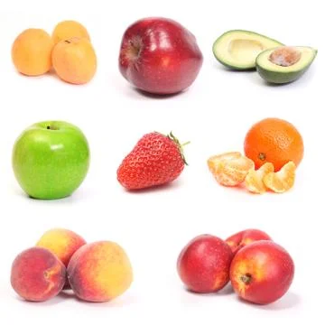 Fruit collection Stock Photos