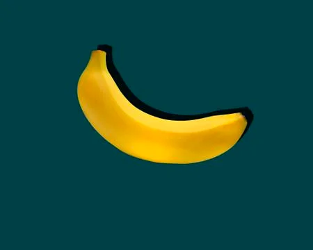 Fruit on a colored background with a shadow Stock Illustration