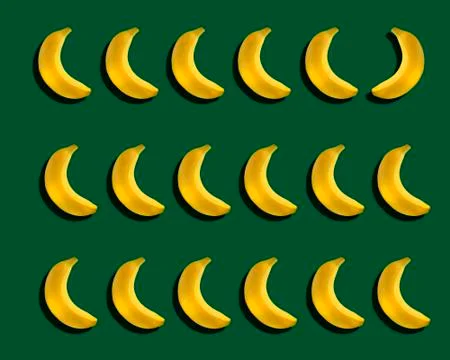 Fruit on a colored background with a shadow Stock Illustration