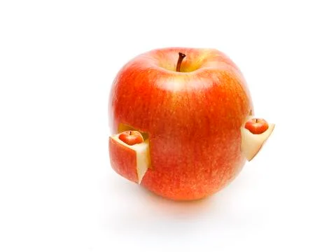 Fruit composition from apple Stock Photos