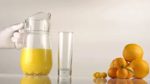 The fruit composition consisted of the oranges and mandarins placed near the Stock Footage 75415886