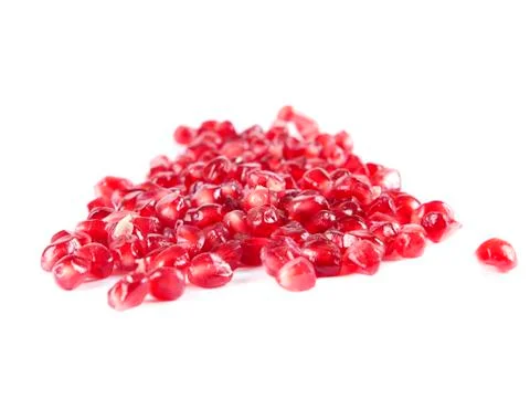 Fruit composition from garnet berries Stock Photos