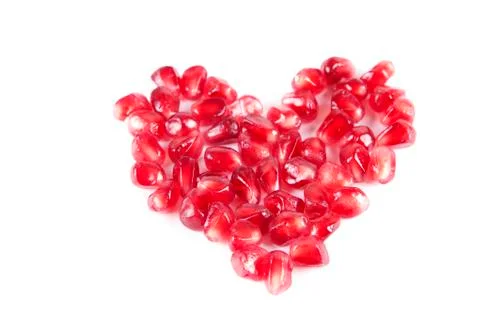 Fruit composition from garnet berries Stock Photos