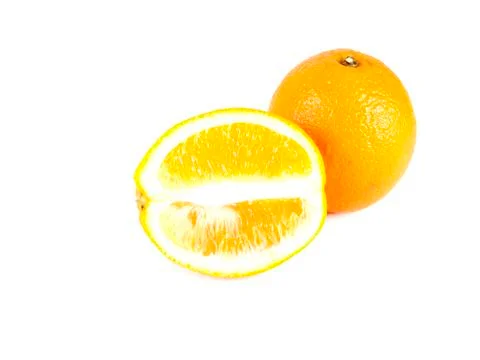 Fruit composition of orange Stock Photos