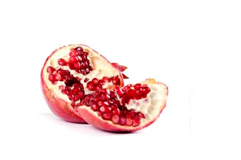 Fruit composition of pomegranate Stock Photos