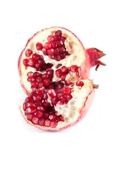 Fruit composition of pomegranate Stock Photos