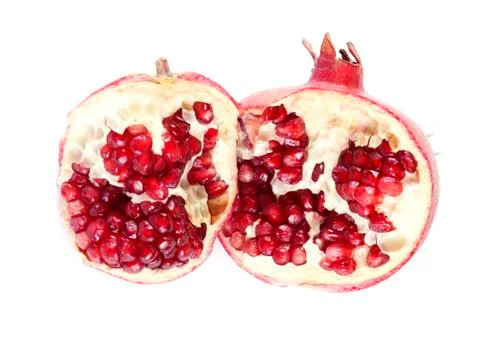 Fruit composition of pomegranate Stock Photos