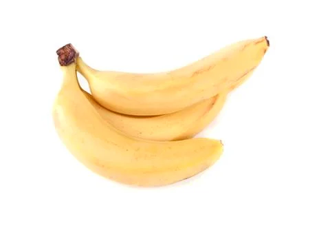 Fruit composition of ripe bananas Stock Photos