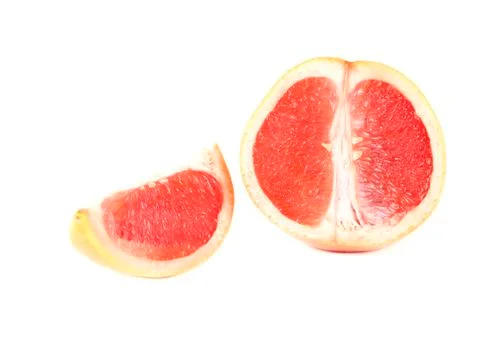 Fruit composition of ripe grapefruit Stock Photos