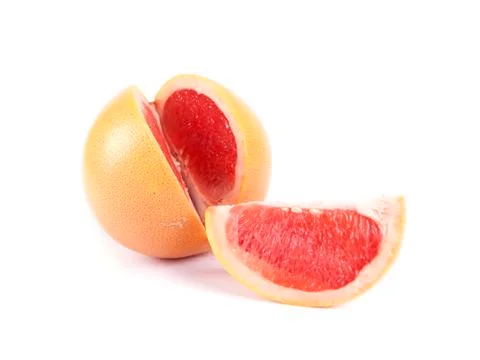 Fruit composition of ripe grapefruit Stock Photos
