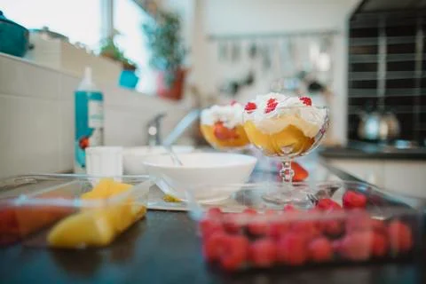 Fruit Compote Ingredients Stock-Fotos