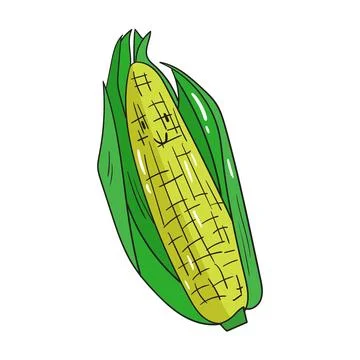 Fruit corn vector illustration Stock Illustration