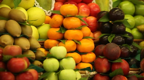 Fruit on the counter Stock Footage 44302541