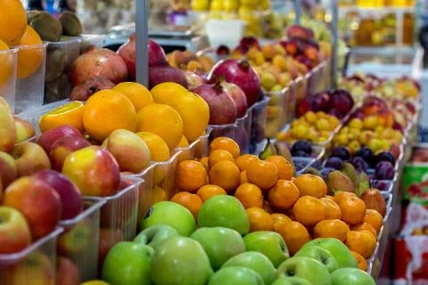 Fruit on the counter Stock Photos