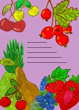 Fruit cover Stock Illustration