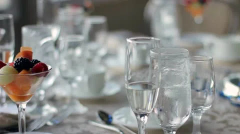 Fruit Cup Dolly Video stock 9033520