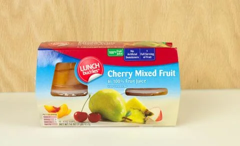 Fruit cup pack 库存照片