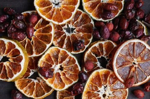 A fruit cut in half Stock Photos