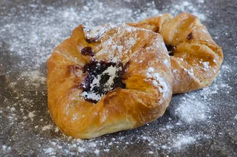Fruit danish Stock Photos